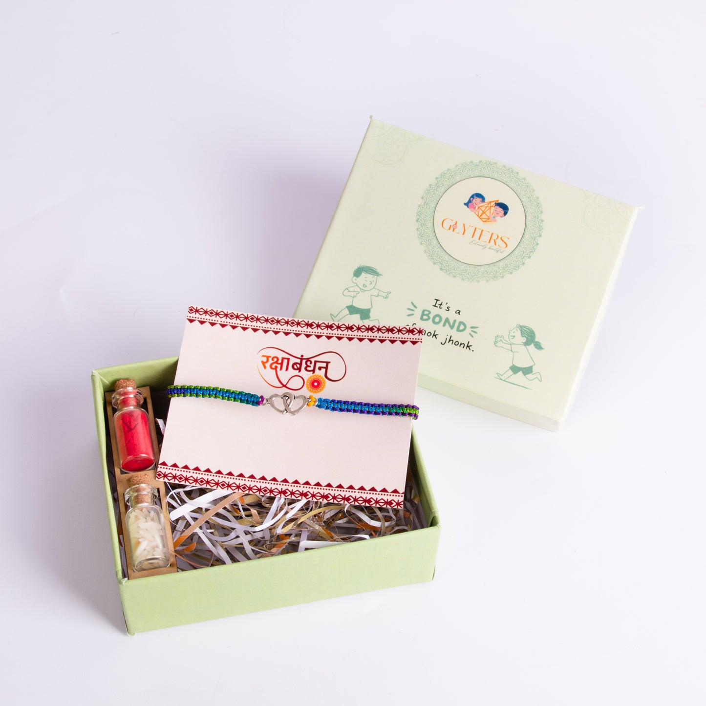 Twin Hearts Rakhi