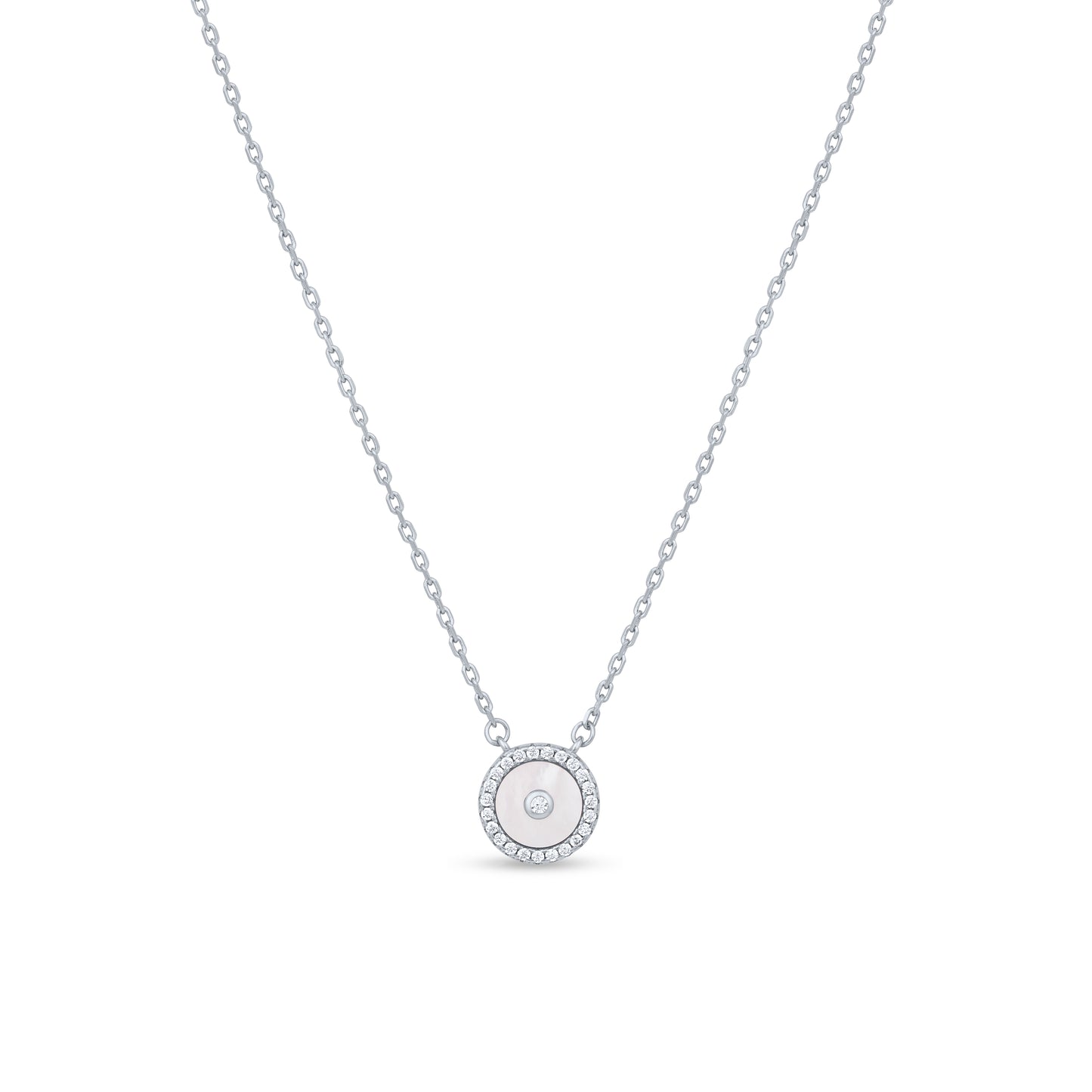 Halo Essence Silver Pendant