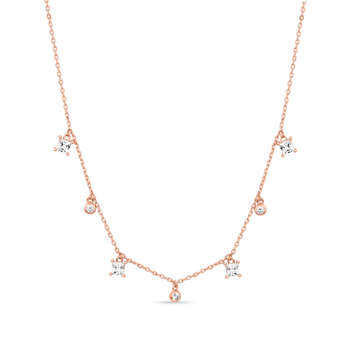 Silver Starlit Grace Necklace