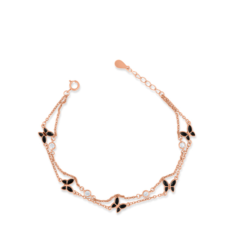 Noir Butterfly Bracelet
