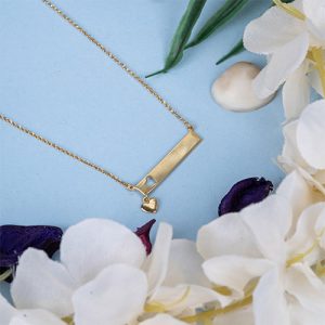 Yours truly Silver Necklace