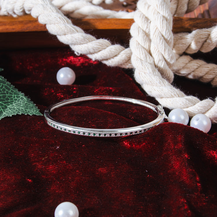 Royal Green Silver Bracelet