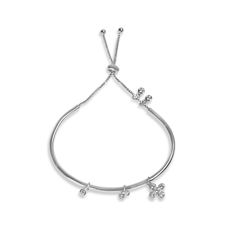 Swirl Angel Silver Bracelet