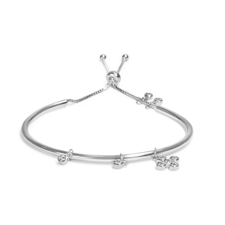 Swirl Angel Silver Bracelet