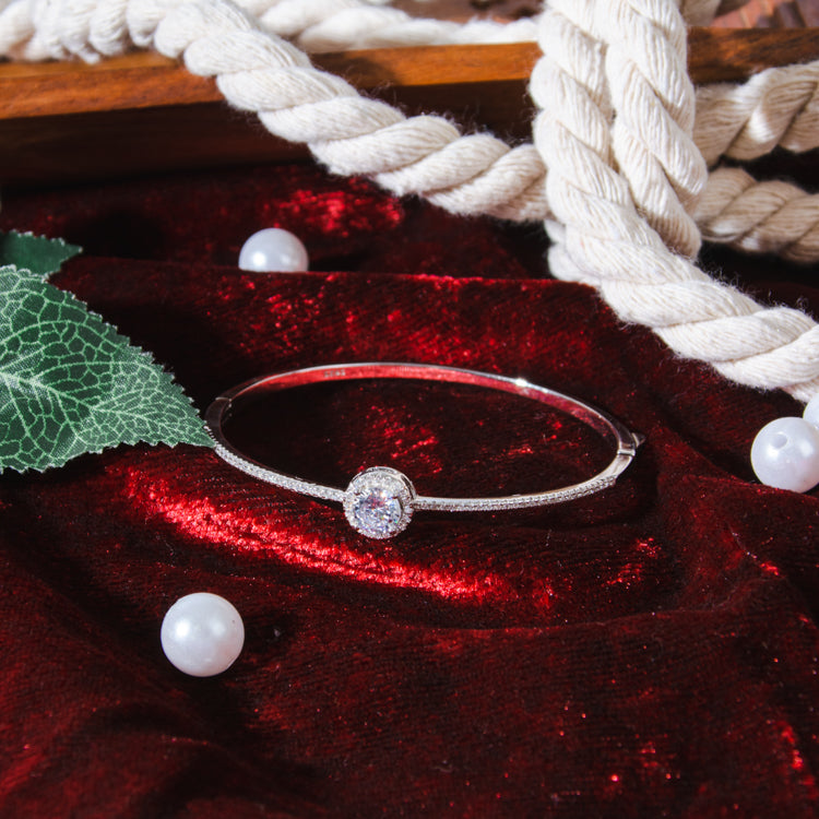 Sea Blue Beau Silver Bracelet