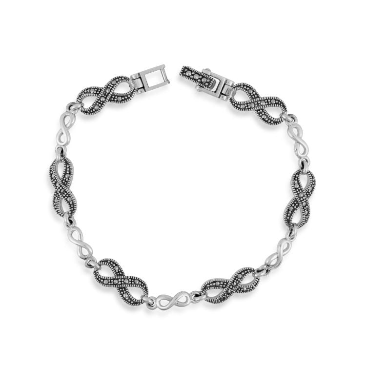 Sterling Silver Infinity Bracelet