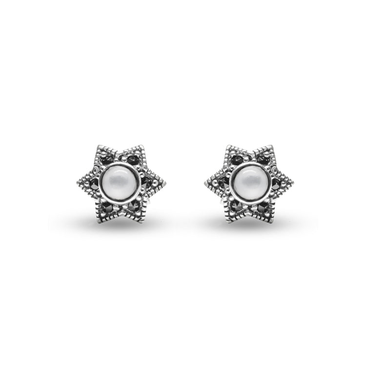 Pearl Moonchild Silver Earrings