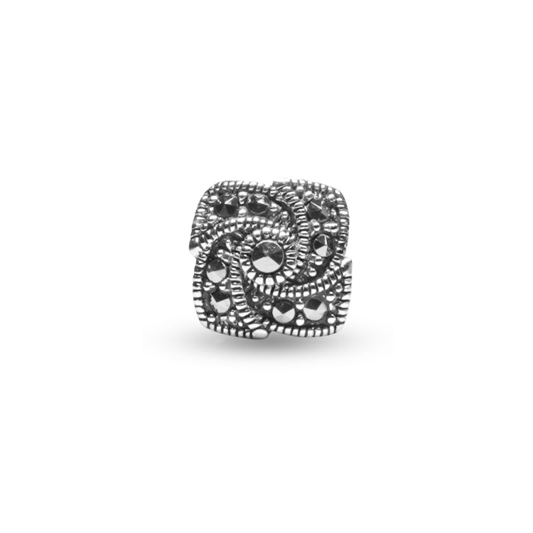 Ebony Beuty Silver Earrings