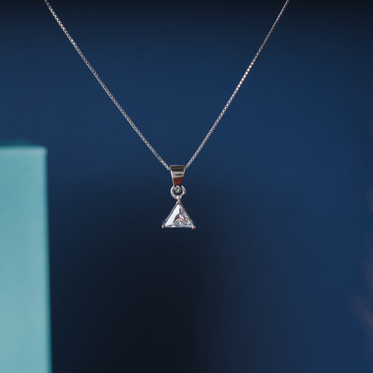 Triangle Silver Pendant