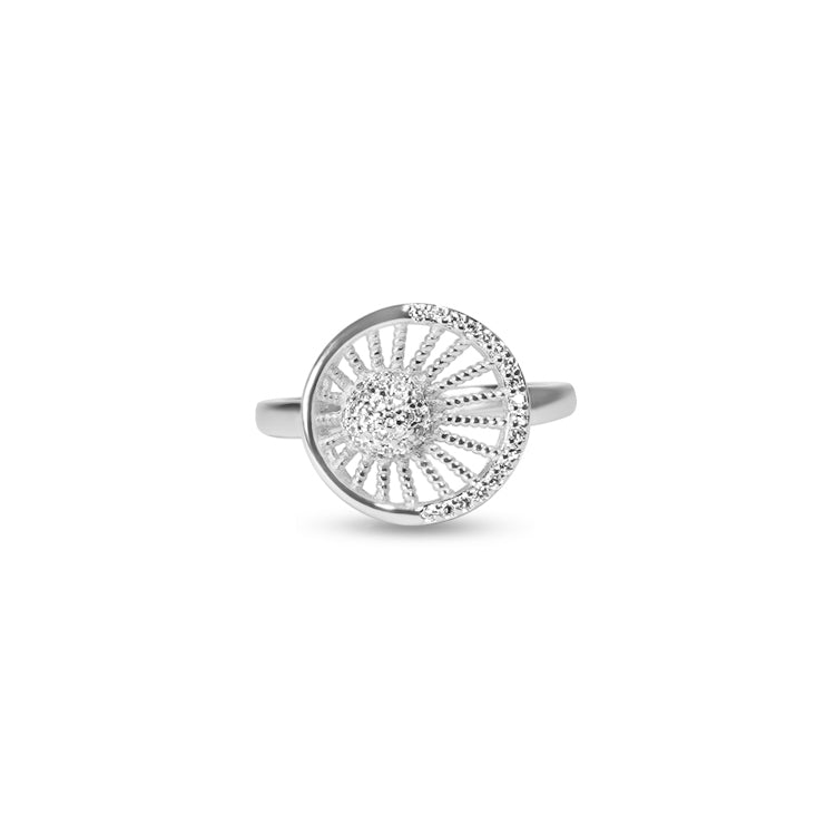 Silver Ellora ring