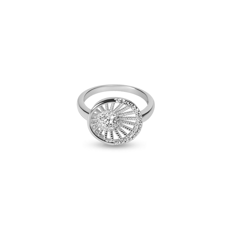 Silver Ellora ring