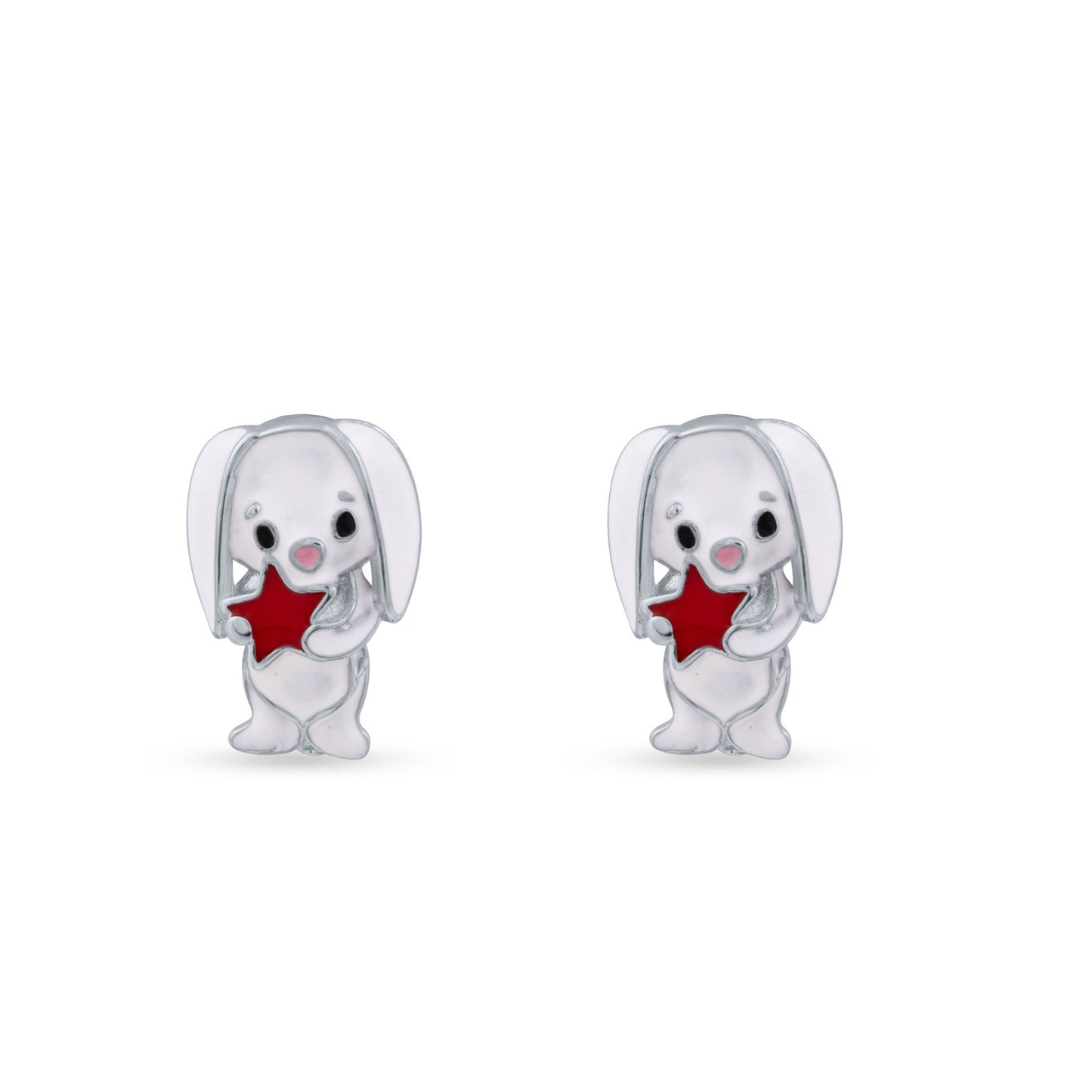 Starry Hug Bunny Earrings