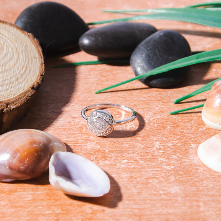 Silver glory ring