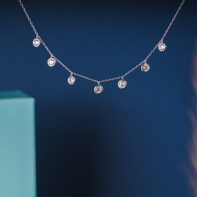 Delicate Floral Pendant Necklace