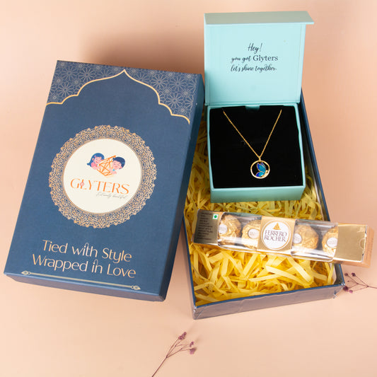 Butterfly Rakhi Gift box