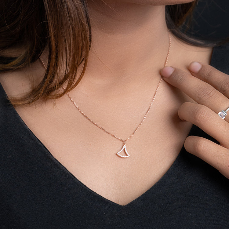Rose gold elixir necklace