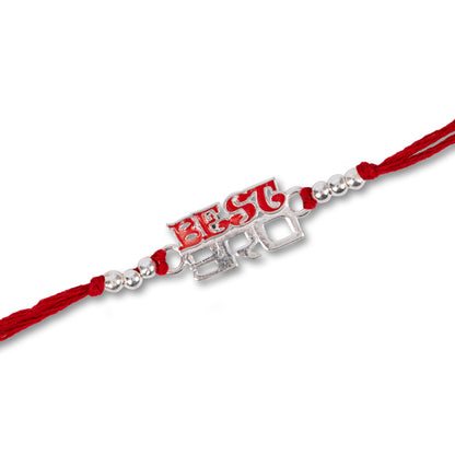Best Bro Silver Rakhi