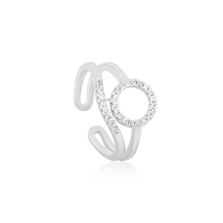 Silver labyrinth Toe rings