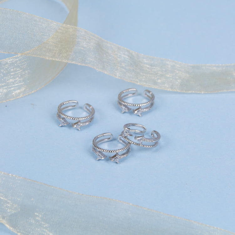 Magic Silver Toe Ring