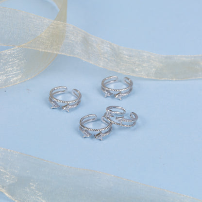 Magic Silver Toe Ring