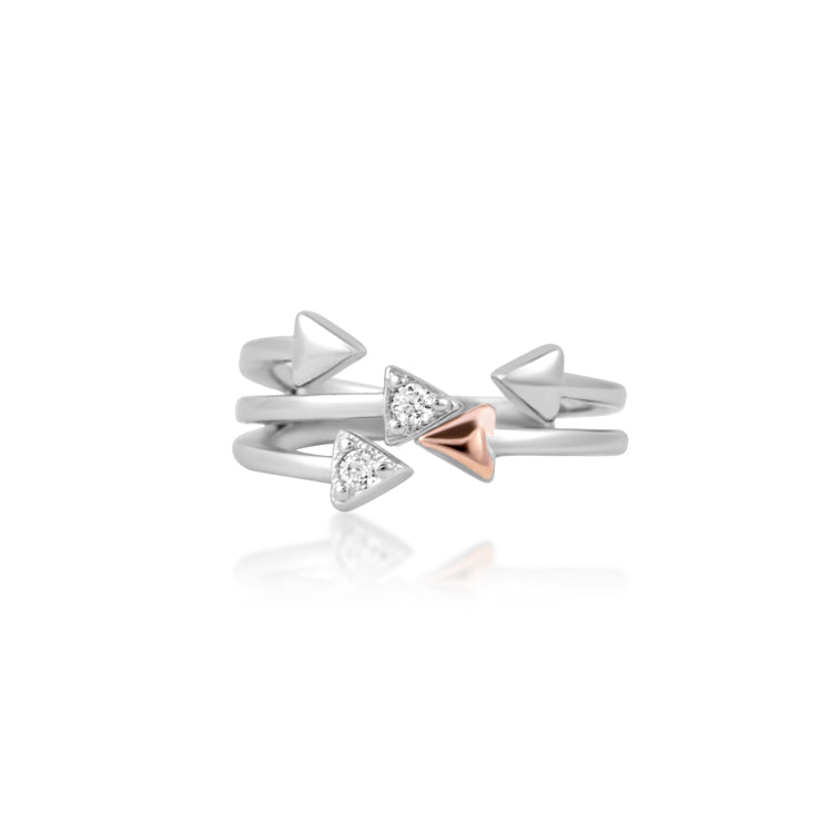 Triple Arrow Toe Ring