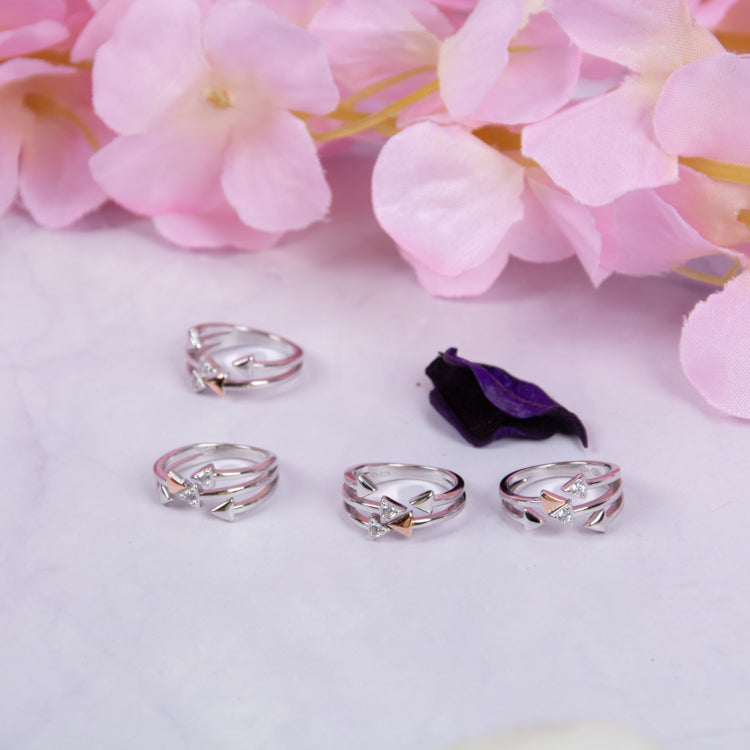 Triple Arrow Toe Ring