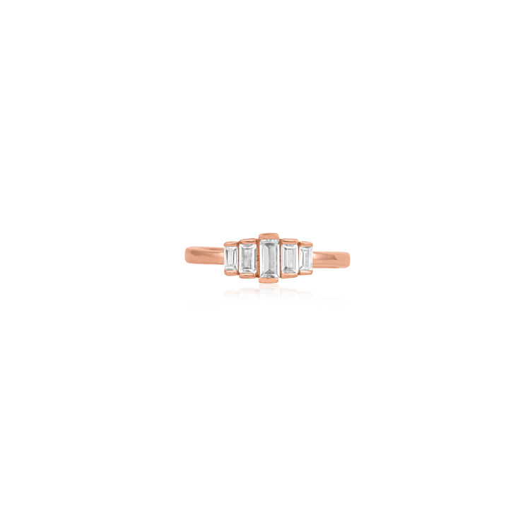 Rose gold duende Silver Toe Ring