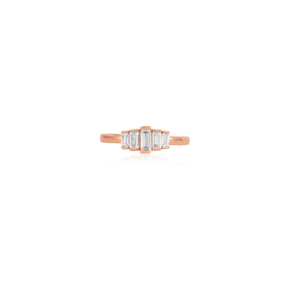 Rose gold duende Silver Toe Ring