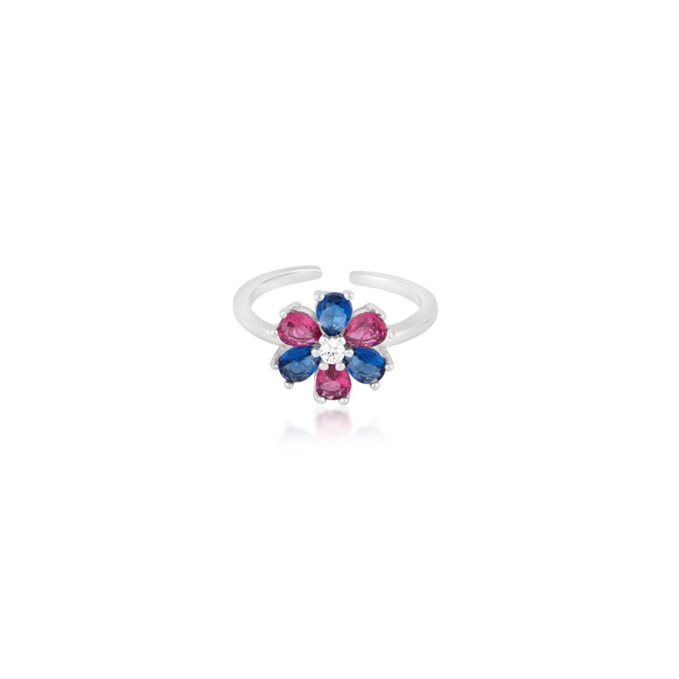 Caraousal Silver Toe Ring