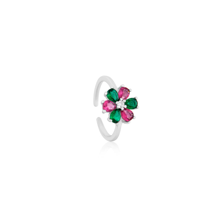 Vibrant Petals Toe Ring