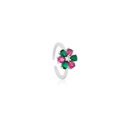 Vibrant Petals Toe Ring