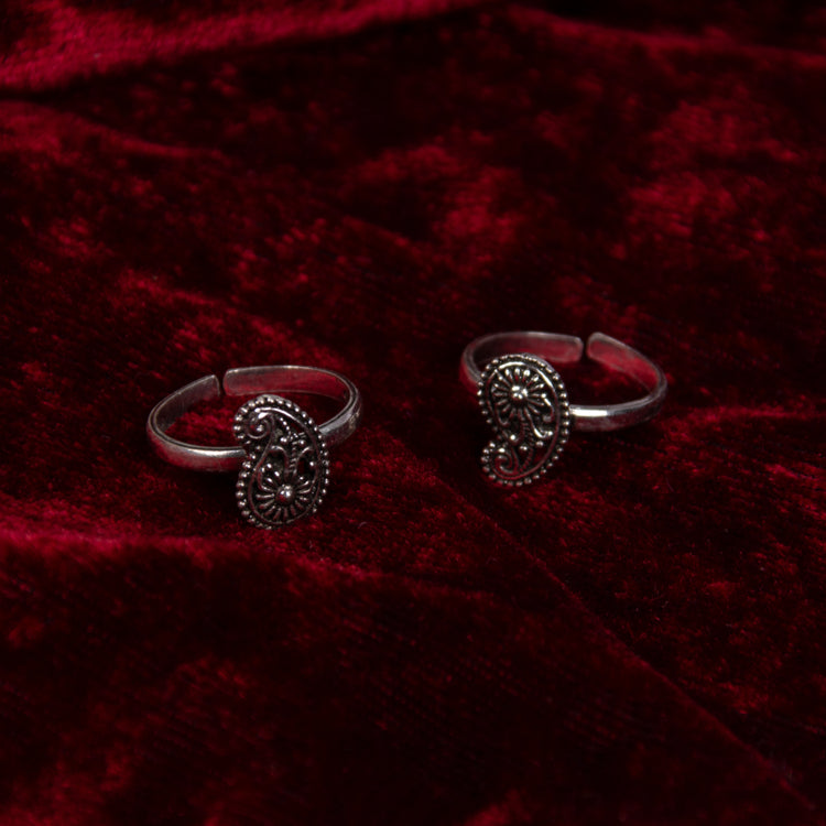 Saundariya Silver Toe Ring
