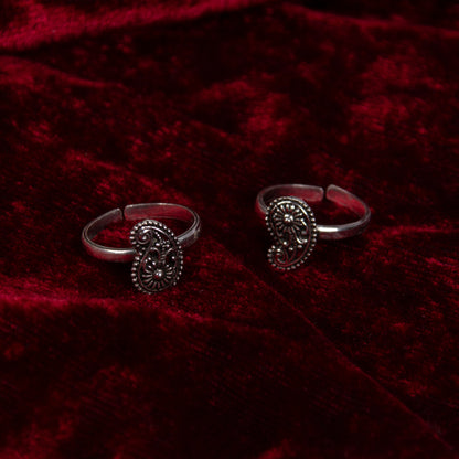 Saundariya Silver Toe Ring