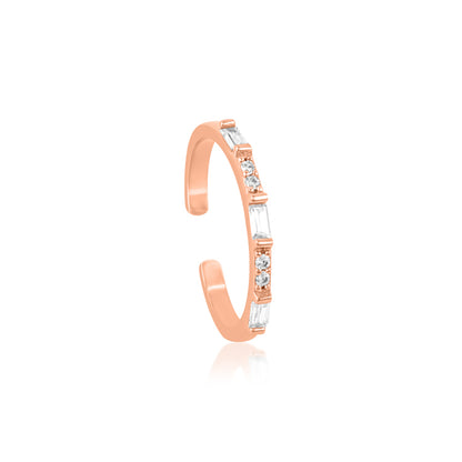 Rose gold Haydn Silver Toe Ring