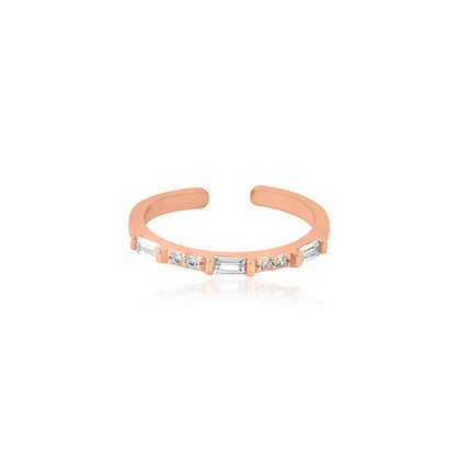 Rose gold Haydn Silver Toe Ring