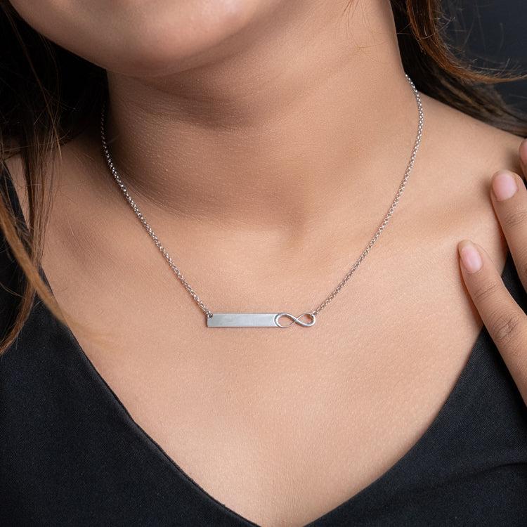 Forevermore Silver Necklace