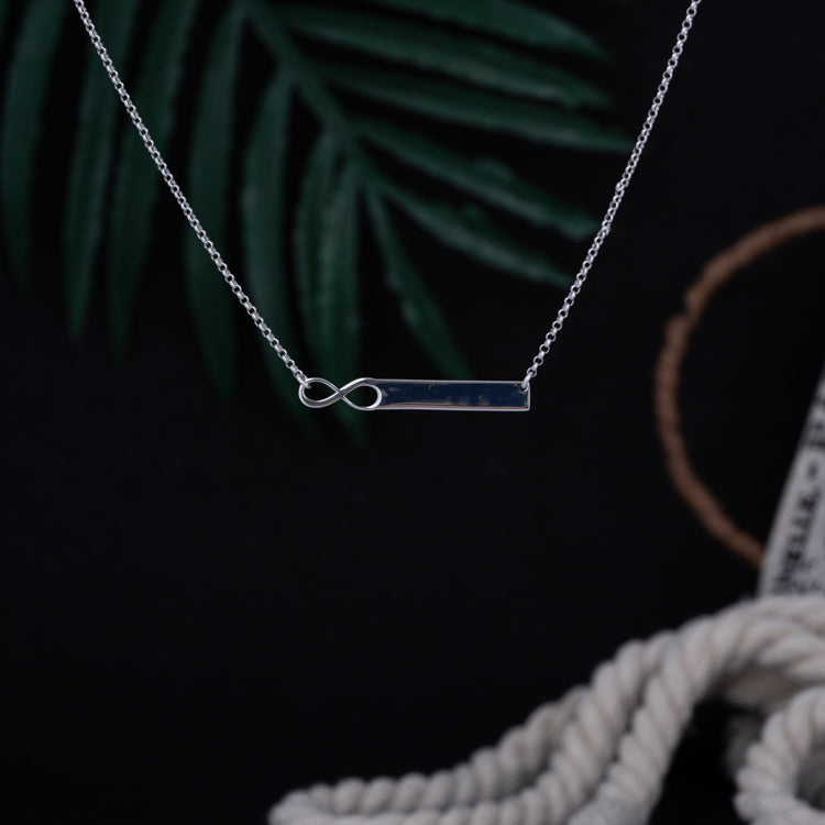 Forevermore Silver Necklace