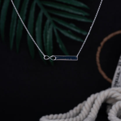 Forevermore Silver Necklace