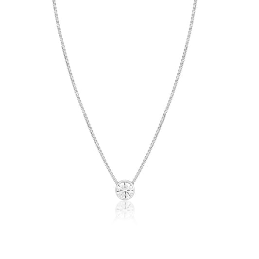 Silver zenith necklace