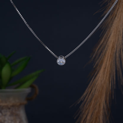 Silver zenith necklace