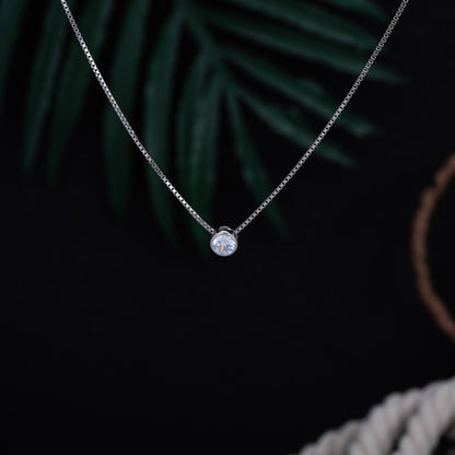 Silver zenith necklace
