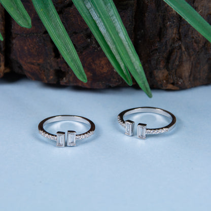 Michelangelo Silver Toe Rings