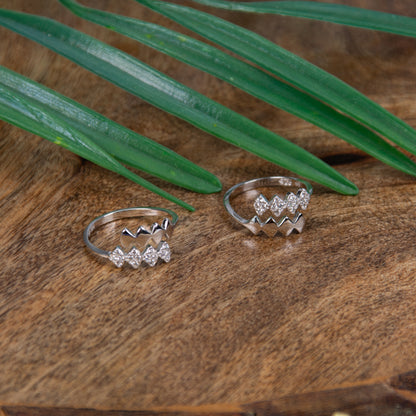 Zenith Silver Toe Rings