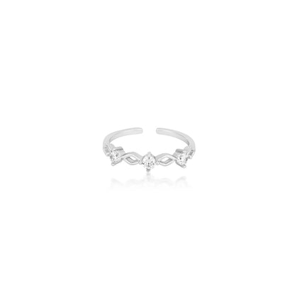 Aurora Silver Toe Ring