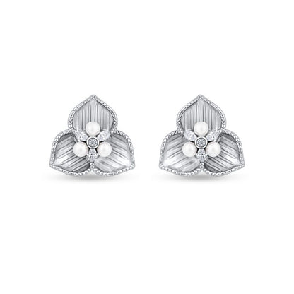 Iridescent Petal Earrings