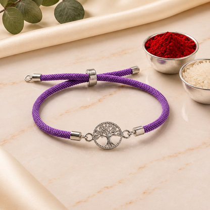 Tree of Life Sterling Silver Bracelet Rakhi