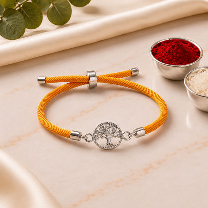 Tree of Life Sterling Silver Bracelet Rakhi