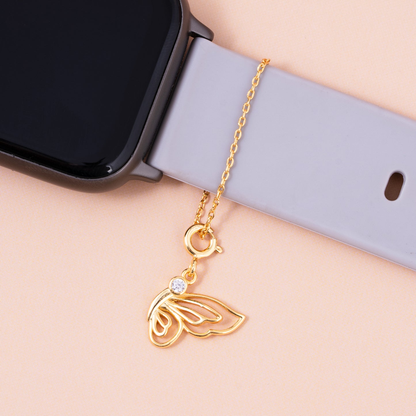 Butterfly Whisper Gold Charm