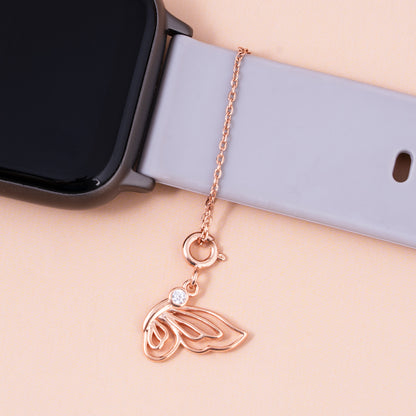 Butterfly Whisper Rose Gold Charm