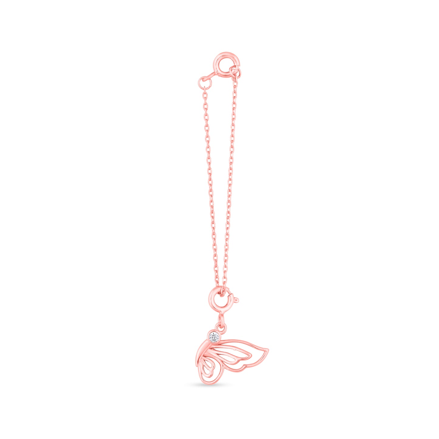 Butterfly Whisper Rose Gold Charm